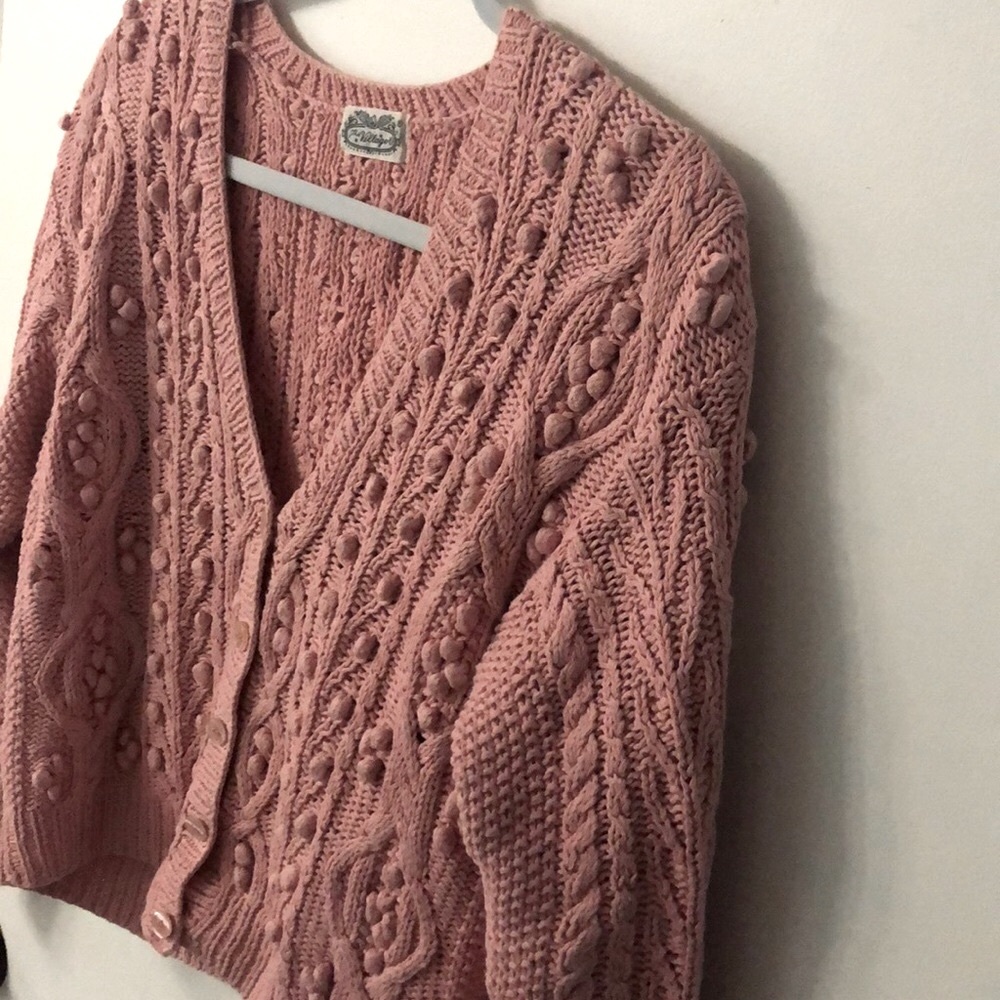 Vintage fisherman’s bobble cardigan - Picture 5 of 5